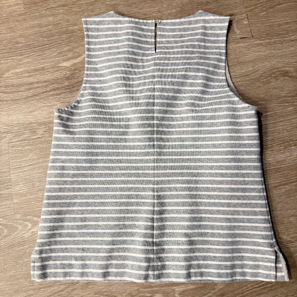 J Crew Vintage Striped Embellished Thick Knit Tank - Picture 3 of 4